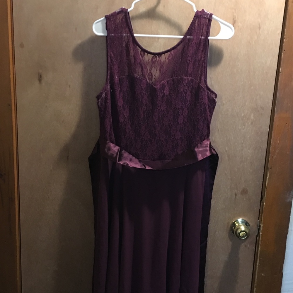 Ladies Plum Formal Dress